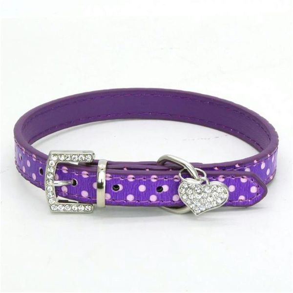dog collars & leashes fashion lovely collar spot hanging heart supplies for puppy and cat pu leather pet roducts accessorie 5 color
dog collars & leashes fashion lovely collar spot hanging heart supplies for puppy and cat pu leather pet roducts accessorie 5 color