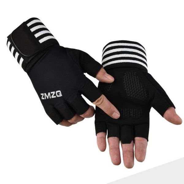 cool keep safe sports fitness training fingerless half finger gloves for men women, Blue;gray
cool keep safe sports fitness training fingerless half finger gloves for men women, Blue;gray