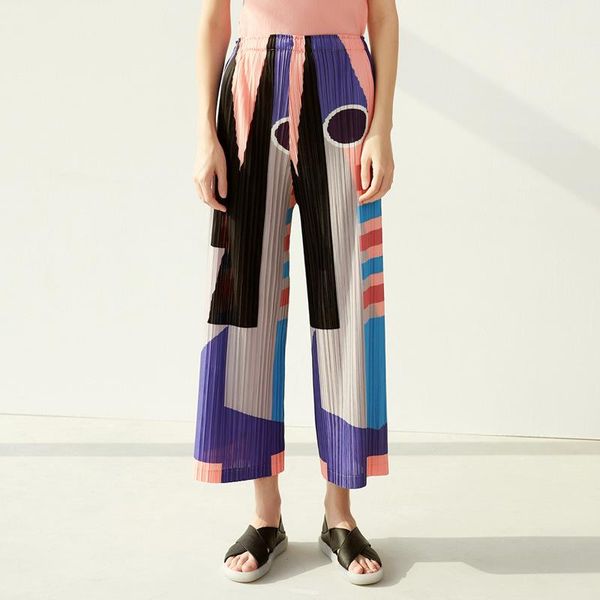 women's pants & capris 2021 spring and summer pleated casual cropped miyak fold loose slim straight printed wide-leg tied, Black;white
women's pants & capris 2021 spring and summer pleated casual cropped miyak fold loose slim straight printed wide-leg tied, Black;white