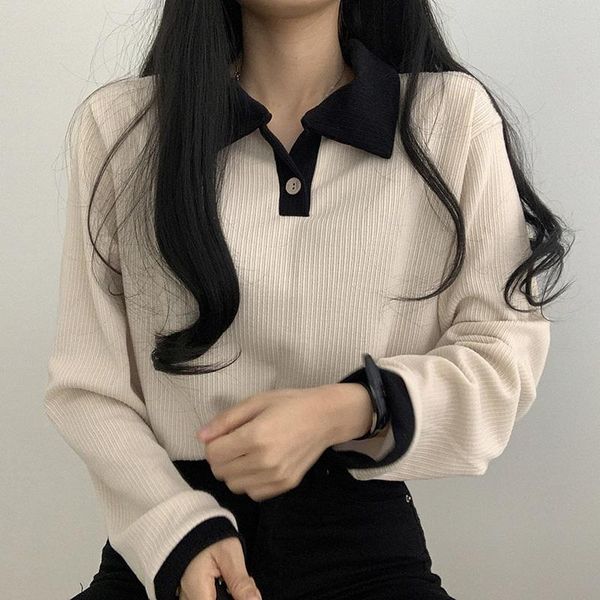 women's t-shirt retro tshirts loose preppy contrast color cute women streetwear long sleeve casual tee shirt y2k graphic vintage, White
women's t-shirt retro tshirts loose preppy contrast color cute women streetwear long sleeve casual tee shirt y2k graphic vintage, White