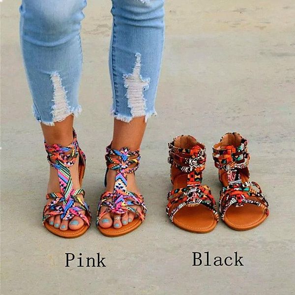 summer women sandals bohemian print plus size colorful flat open toe non slid casual ladies slides female woman shoes, Black
summer women sandals bohemian print plus size colorful flat open toe non slid casual ladies slides female woman shoes, Black