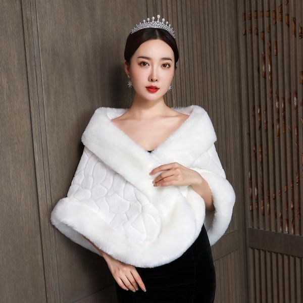 wraps & jackets faux fur party shawl winter warm bridal bolero ivory wedding coat wrap cape, White
wraps & jackets faux fur party shawl winter warm bridal bolero ivory wedding coat wrap cape, White