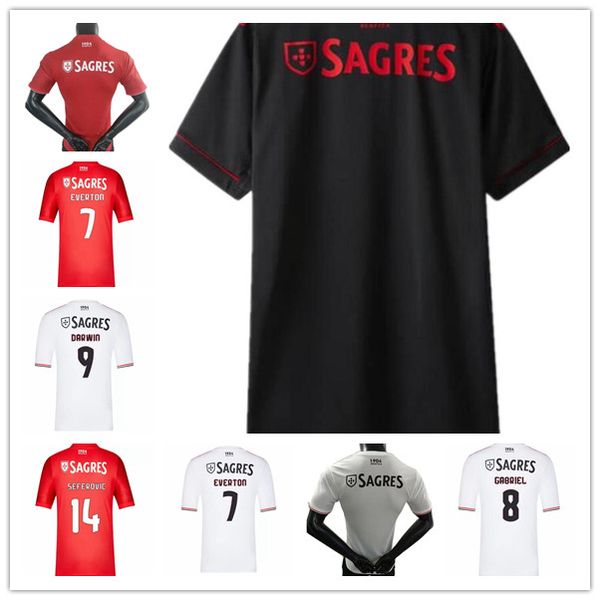 21 22 benfica soccer jerseys everton home otamendi grimaldo 2021 2022 rafa jota pizzi ruben seferovic pedrinho men kits football uniform pla, Black;yellow
21 22 benfica soccer jerseys everton home otamendi grimaldo 2021 2022 rafa jota pizzi ruben seferovic pedrinho men kits football uniform pla, Black;yellow