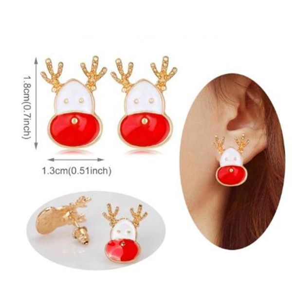 stud classic christmas animal deer antlers earrings for women fashion crystal cute jewelry gift brincos, Golden;silver
stud classic christmas animal deer antlers earrings for women fashion crystal cute jewelry gift brincos, Golden;silver