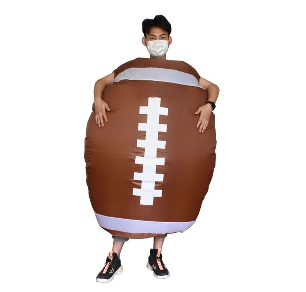mascot doll costume christmas inflatable rugby ball costume funny performance suit halloween costumes for man competition cheering pro, Red;yellow
mascot doll costume christmas inflatable rugby ball costume funny performance suit halloween costumes for man competition cheering pro, Red;yellow