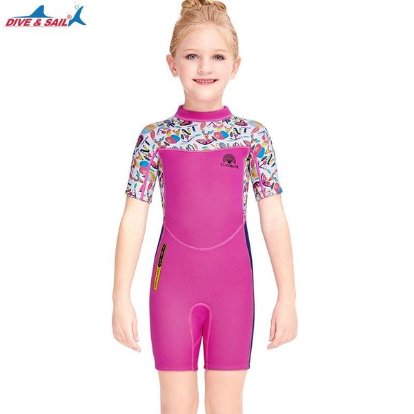 girls' short-sleeved 2.5mm neoprene wetsuit swimming full body swimsuit children surfing snorkeling two-piece suits
girls' short-sleeved 2.5mm neoprene wetsuit swimming full body swimsuit children surfing snorkeling two-piece suits