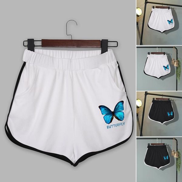 women's shorts 2021 summer slim fit female butterfly outdoor sports elastic waist office ladies medium pastel boaters, White;black
women's shorts 2021 summer slim fit female butterfly outdoor sports elastic waist office ladies medium pastel boaters, White;black