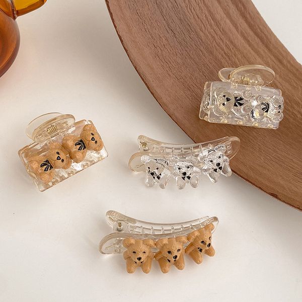 barrettes hairpin korean version cute milk bear claw clip small net red shark girl back of the head side, Golden;silver
barrettes hairpin korean version cute milk bear claw clip small net red shark girl back of the head side, Golden;silver
