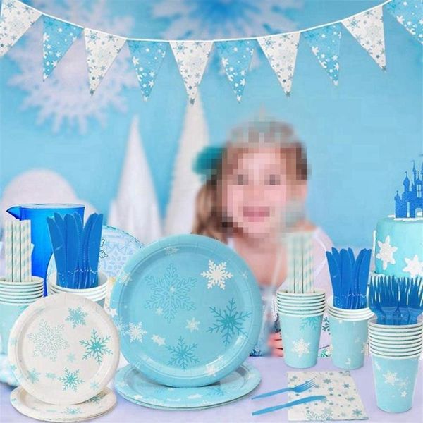 disposable dinnerware snowflake theme paper cup plate napkin birthday baby shower winter party tableware decoration suit supplies
disposable dinnerware snowflake theme paper cup plate napkin birthday baby shower winter party tableware decoration suit supplies