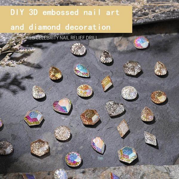 nail art decorations style relief diamond trinkets decorative drill aurora3d shaped flat bottom rhinestones, Silver;gold
nail art decorations style relief diamond trinkets decorative drill aurora3d shaped flat bottom rhinestones, Silver;gold