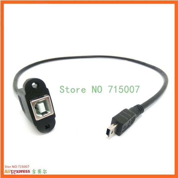 audio cables & connectors mini usb to 2.0 type b female cable extension with panel mount screw hole lock connector adapter 0.3m 0.5m
audio cables & connectors mini usb to 2.0 type b female cable extension with panel mount screw hole lock connector adapter 0.3m 0.5m