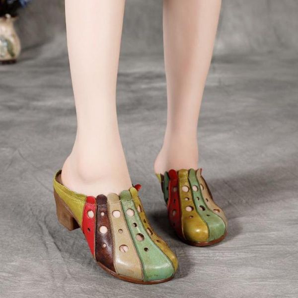 slippers yourseason female genuine leather 2021 summer sewing slides colorful hollow women shoes handmade, Black
slippers yourseason female genuine leather 2021 summer sewing slides colorful hollow women shoes handmade, Black