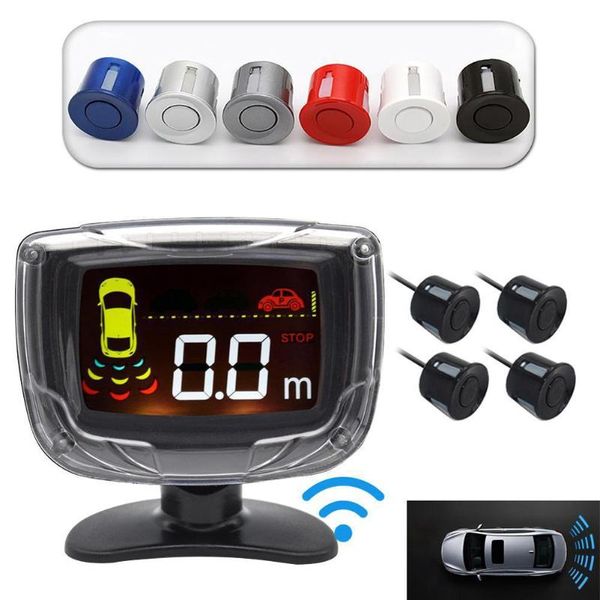 car rear view cameras& parking sensors wireless sensor set lcd display 4 probe backup reversing radar monitor detector system auto accessori
car rear view cameras& parking sensors wireless sensor set lcd display 4 probe backup reversing radar monitor detector system auto accessori