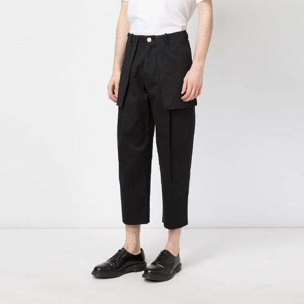 men's pants clothing plus size gd original nine point casual cotton big pockets right angle costumes, Black
men's pants clothing plus size gd original nine point casual cotton big pockets right angle costumes, Black