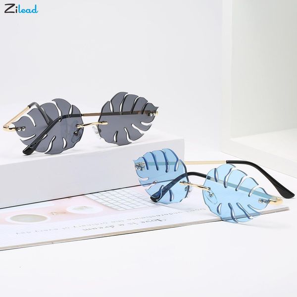 designer sunglasses zilead funny leaves lens popular fashion frameless anti-reflective women men luxury vintage punk sun glasses uv400, White;black
designer sunglasses zilead funny leaves lens popular fashion frameless anti-reflective women men luxury vintage punk sun glasses uv400, White;black