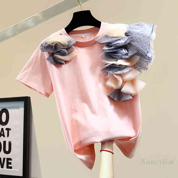t shirt women's t-shirt spring and summer korean style loose round neck sweet personality mesh stitching polka dot bow shirt, White
t shirt women's t-shirt spring and summer korean style loose round neck sweet personality mesh stitching polka dot bow shirt, White