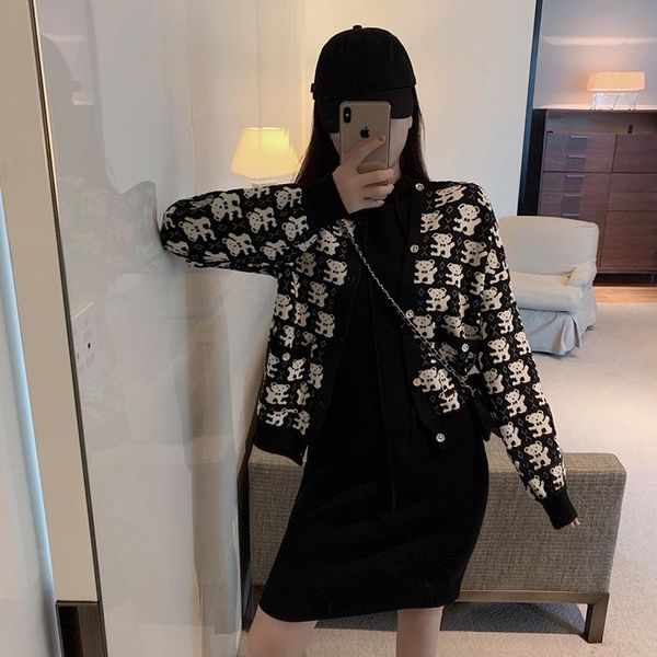 women's tracksuits sweatshirts suit 2021 autumn clothing style korean-style graceful coat bla and white with pattern knitted hoodie dr, Gray
women's tracksuits sweatshirts suit 2021 autumn clothing style korean-style graceful coat bla and white with pattern knitted hoodie dr, Gray