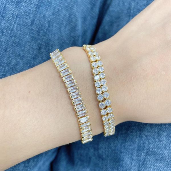 charm bracelets 5pcs/lot delicate ladies jewel bangle zircon tennis chain trendy style, Golden;silver
charm bracelets 5pcs/lot delicate ladies jewel bangle zircon tennis chain trendy style, Golden;silver