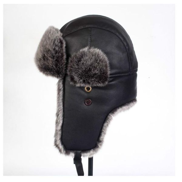 berets lady black warm bomber hats thickened northeast cotton fur cap pu leather lei feng hat ear protection ski waterproof b-8502, Blue;gray
berets lady black warm bomber hats thickened northeast cotton fur cap pu leather lei feng hat ear protection ski waterproof b-8502, Blue;gray