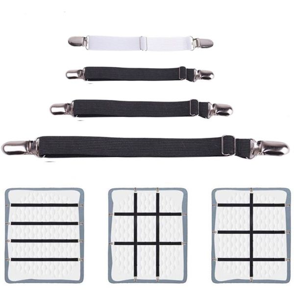 sheets & sets 4pcs/set elastic bed sheet strip fastener grippers belt adjustable mattress cover blankets holder
sheets & sets 4pcs/set elastic bed sheet strip fastener grippers belt adjustable mattress cover blankets holder
