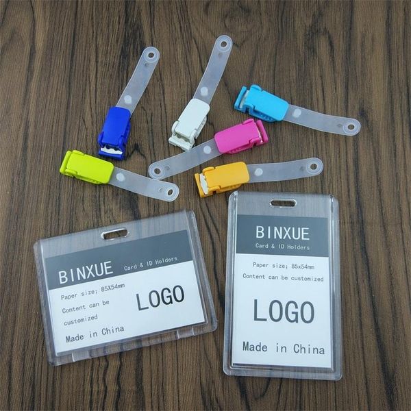 card holders binxue cover card,clip double sided transparent acrylic material id holder,employee's identification tag, staff, Brown;gray
card holders binxue cover card,clip double sided transparent acrylic material id holder,employee's identification tag, staff, Brown;gray