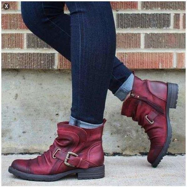boots women ankle chaussure short booties gladiator vintage pu leather low heels matin shoes woman zapatos mujer sapato nh248, Black
boots women ankle chaussure short booties gladiator vintage pu leather low heels matin shoes woman zapatos mujer sapato nh248, Black