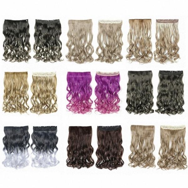 synthetic wigs clip in hair 5 clips on extentions heat resistant fiber long wavy false hairpiece one piece for women, Black
synthetic wigs clip in hair 5 clips on extentions heat resistant fiber long wavy false hairpiece one piece for women, Black