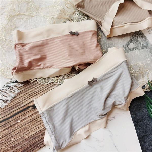 women's panties bow underwear comfortable ice pure silk hip elasticity good lingerie corset lace cotton seamless breathable, Black;pink
women's panties bow underwear comfortable ice pure silk hip elasticity good lingerie corset lace cotton seamless breathable, Black;pink