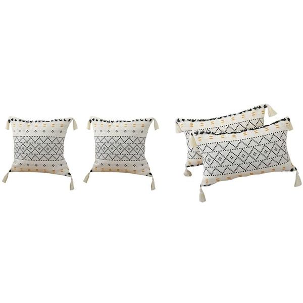 pillow case throw covers natural cotton hand-woven tufted tassel decorative lumbar pillowcase for sofa farmhouse 2 pcs
pillow case throw covers natural cotton hand-woven tufted tassel decorative lumbar pillowcase for sofa farmhouse 2 pcs