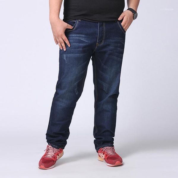 plus big size loose and comfortable men's jeans male high-quality large-sized stretch of blue 42-481
plus big size loose and comfortable men's jeans male high-quality large-sized stretch of blue 42-481