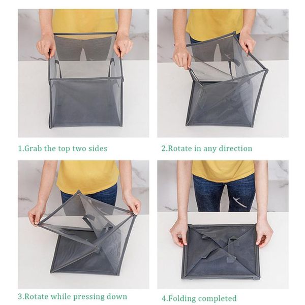 folding dirty clothes storage basket toys storing household laundry bags 
folding dirty clothes storage basket toys storing household laundry bags