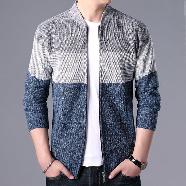 autumn winter fashion mens sweaters patchwork knitted cardigan coats brand clothing mans knitwear sweatercoats outerwear, Black
autumn winter fashion mens sweaters patchwork knitted cardigan coats brand clothing mans knitwear sweatercoats outerwear, Black