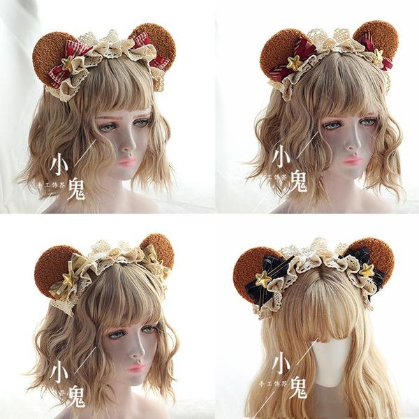 party masks plush bear ear kc soft sister cute japanese mori girl hair ornament band retro lolita princess dessert chocolate headband
party masks plush bear ear kc soft sister cute japanese mori girl hair ornament band retro lolita princess dessert chocolate headband