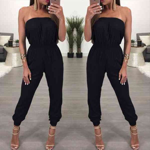 bandage evening party playsuit women romper long femal solid off shoulder size 6 16, Black;white
bandage evening party playsuit women romper long femal solid off shoulder size 6 16, Black;white