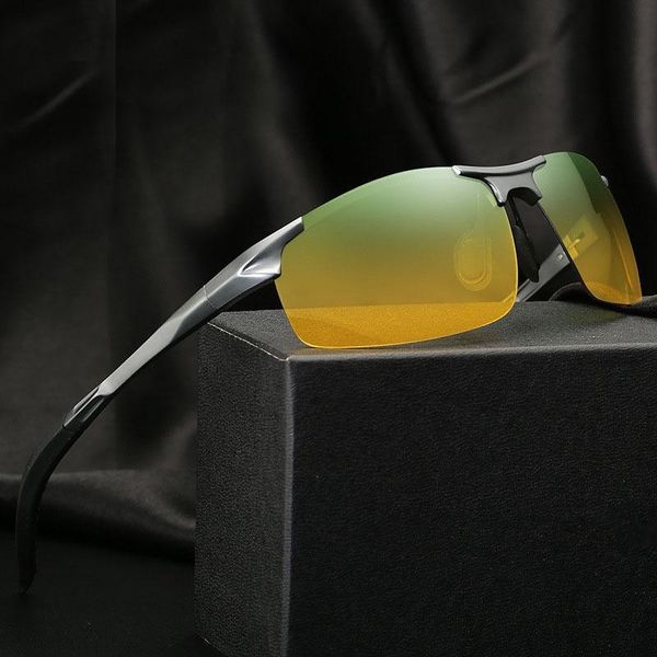 classic fashion polarized driving glasses day and night sunglasses vision goggles anti-high beam men women same style, White;black
classic fashion polarized driving glasses day and night sunglasses vision goggles anti-high beam men women same style, White;black