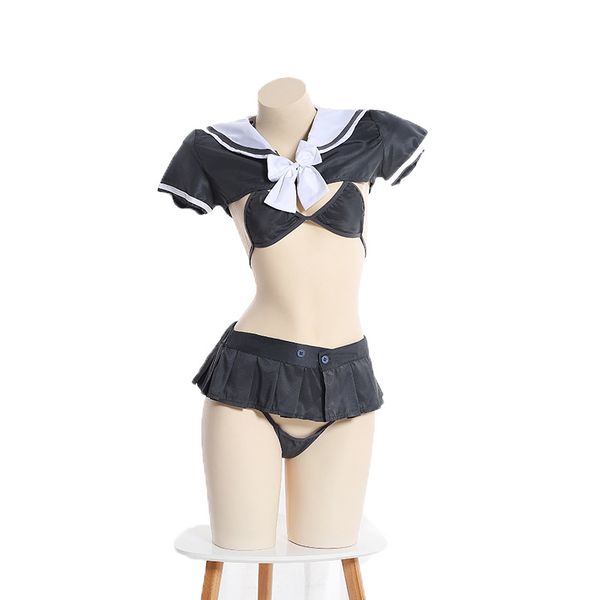 japanese cospay bikini womens ovey ingerie student outfit 3pcs set bra & panties & smock set schoo gir saior costume, Red;black
japanese cospay bikini womens ovey ingerie student outfit 3pcs set bra & panties & smock set schoo gir saior costume, Red;black