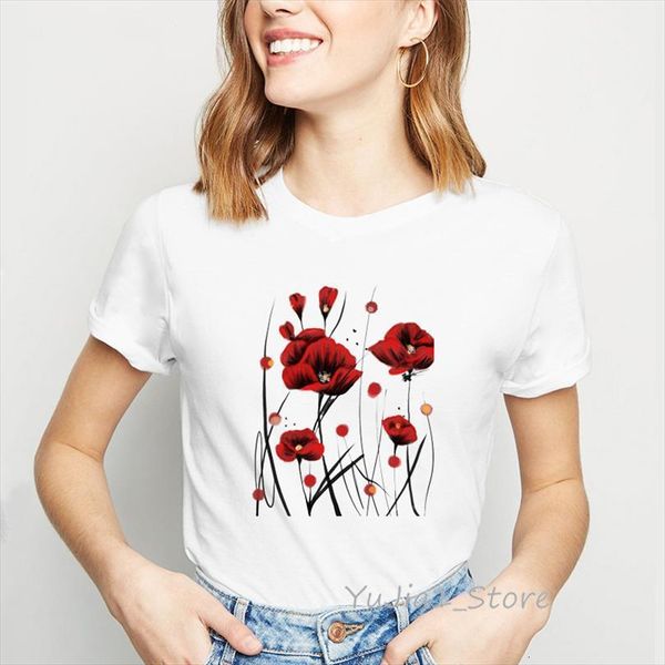 fiery poppies flowers print men t shirt and womens women clothes vogue romantic rose pattern 90s aesthetic, White;black
fiery poppies flowers print men t shirt and womens women clothes vogue romantic rose pattern 90s aesthetic, White;black