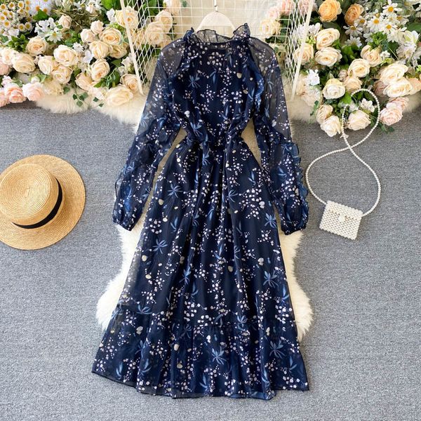 babes hem lace up neck high-waisted blue dress of the ladies dressed women's fashionable puff sleeve impression, Black;gray
babes hem lace up neck high-waisted blue dress of the ladies dressed women's fashionable puff sleeve impression, Black;gray