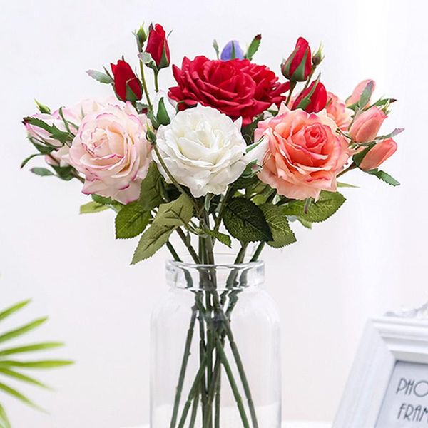 decorative flowers & wreaths artificial roses romantic wedding party home decoration flower bouquet simulation false blossom
decorative flowers & wreaths artificial roses romantic wedding party home decoration flower bouquet simulation false blossom