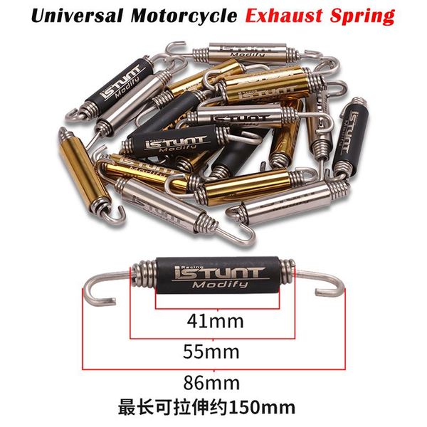 motorcycle exhaust system universal spring hooks stainless steel front middle link pipe1 pcs rotatable metal springs practical thicken
motorcycle exhaust system universal spring hooks stainless steel front middle link pipe1 pcs rotatable metal springs practical thicken