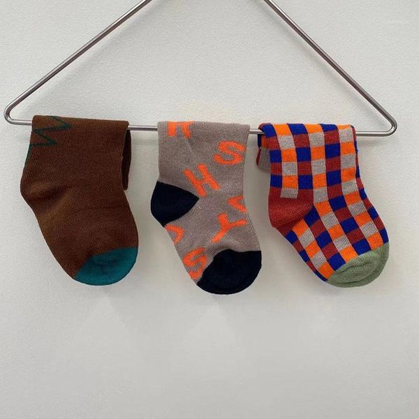 socks kids baby boy girl mid-calf length sock autumn winter infant grid children's, Pink;yellow
socks kids baby boy girl mid-calf length sock autumn winter infant grid children's, Pink;yellow