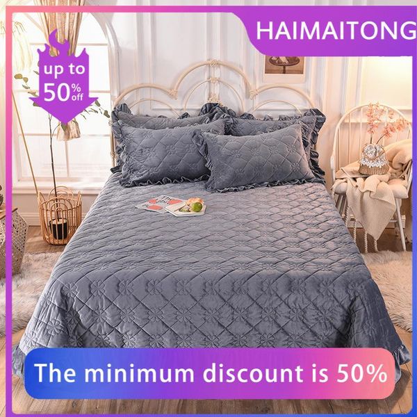comforters & sets winter warm crystal velvet thick quilted bed sheet korean lace cover
comforters & sets winter warm crystal velvet thick quilted bed sheet korean lace cover