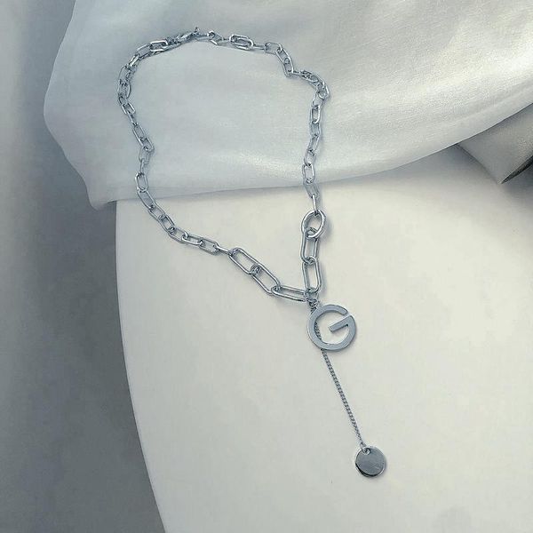pendant necklaces women heart g stainless steel gold color girl necklace trendy female charm retro love lucky wn9, Silver
pendant necklaces women heart g stainless steel gold color girl necklace trendy female charm retro love lucky wn9, Silver