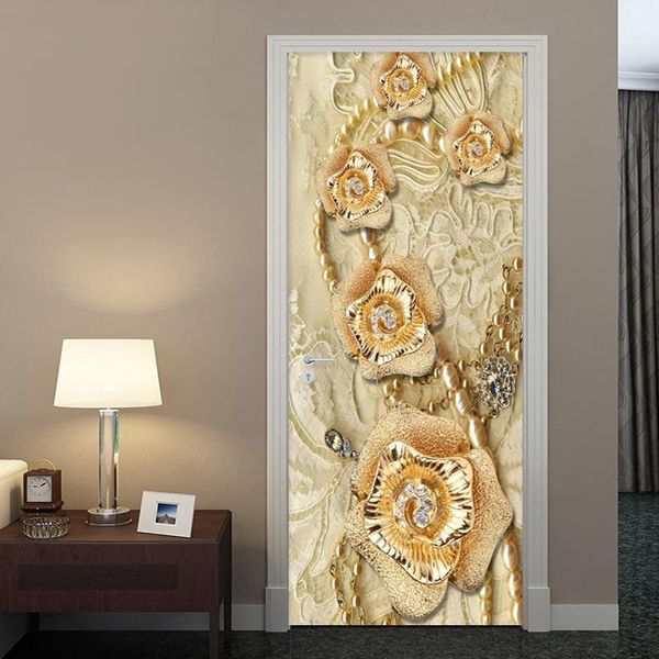 european style 3d stereo golden yellow flowers door sticker luxury home decor wallpaper living room pvc self-adhesive other decorative stick
european style 3d stereo golden yellow flowers door sticker luxury home decor wallpaper living room pvc self-adhesive other decorative stick