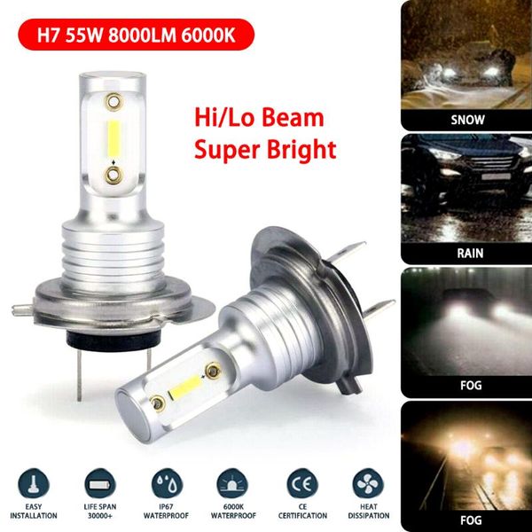 car headlights h7 led headlight bulbs conversion kit hi/lo beam 55w 8000lm 6000k white super bright lights work accessories
car headlights h7 led headlight bulbs conversion kit hi/lo beam 55w 8000lm 6000k white super bright lights work accessories