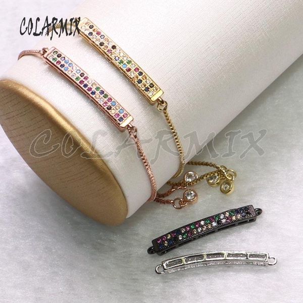 charm bracelets 12pcs fashion zircon rectangle charms bracelet colorful jewelry gift for lady 9273, Golden;silver
charm bracelets 12pcs fashion zircon rectangle charms bracelet colorful jewelry gift for lady 9273, Golden;silver
