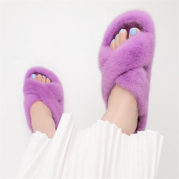 100% slippers fluffy for women warm and soft fur to put on cross tie flat heel, Black
100% slippers fluffy for women warm and soft fur to put on cross tie flat heel, Black