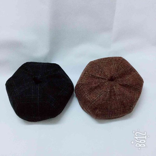 british pumpkin classic lattice versatile octagonal painter hat lady art van belle hat fashion, Black;white
british pumpkin classic lattice versatile octagonal painter hat lady art van belle hat fashion, Black;white