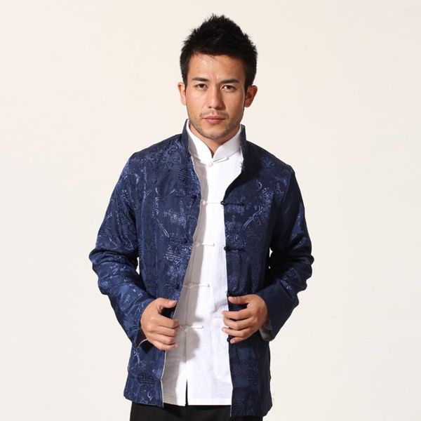 men's jackets blue silver chinese men satin jacket two sided coat mandarin collar tang suit overcoat m xl xxl xxxl mn09, Black;brown
men's jackets blue silver chinese men satin jacket two sided coat mandarin collar tang suit overcoat m xl xxl xxxl mn09, Black;brown