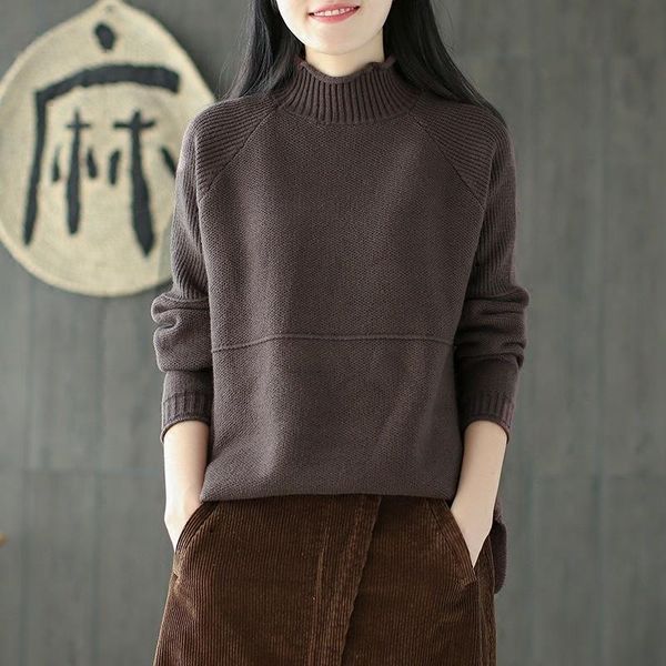 women's sweaters fairynatural fall winter female green turtleneck loose pullover 2022 casual retro jumpers women sweater harajuku solid, White;black
women's sweaters fairynatural fall winter female green turtleneck loose pullover 2022 casual retro jumpers women sweater harajuku solid, White;black